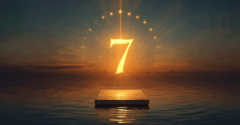 Biblical meaning of number 7 with creation and divine rest symbolism