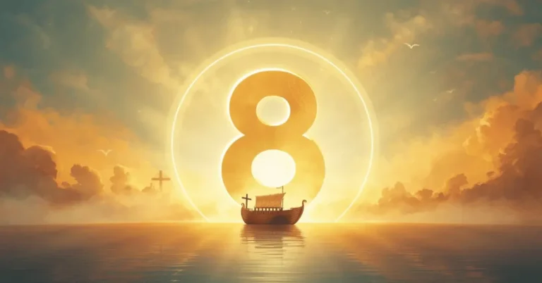 Number 8 in the Bible symbolizing new beginnings, Noah’s ark, resurrection of Jesus, and covenant renewal
